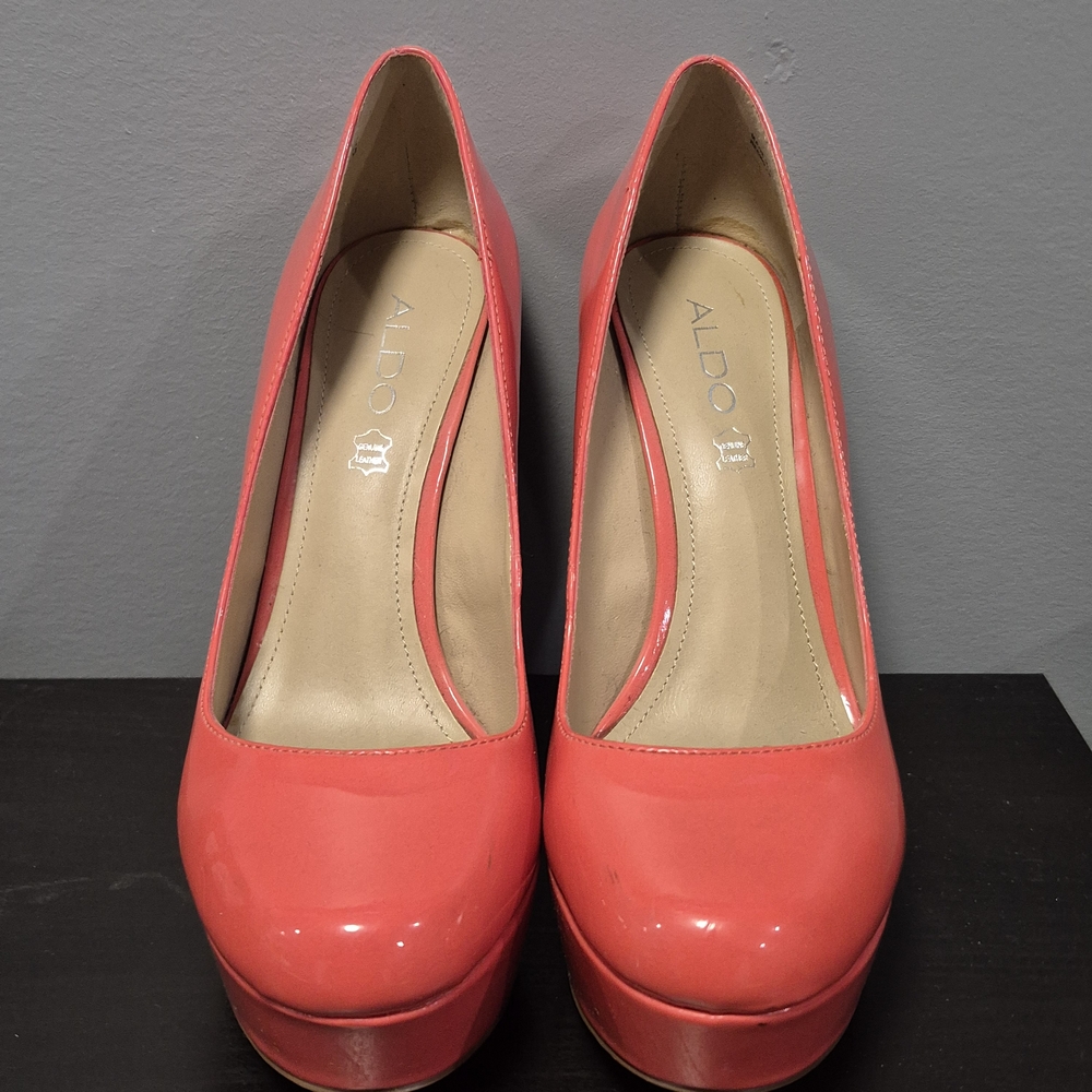 Aldo Women's Vibrant Coral Heels